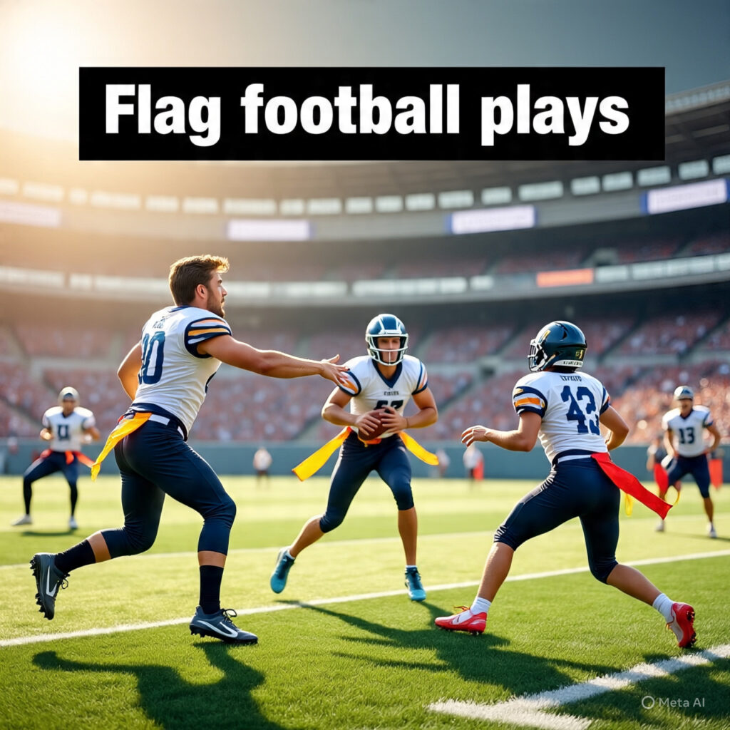 Flag football plays