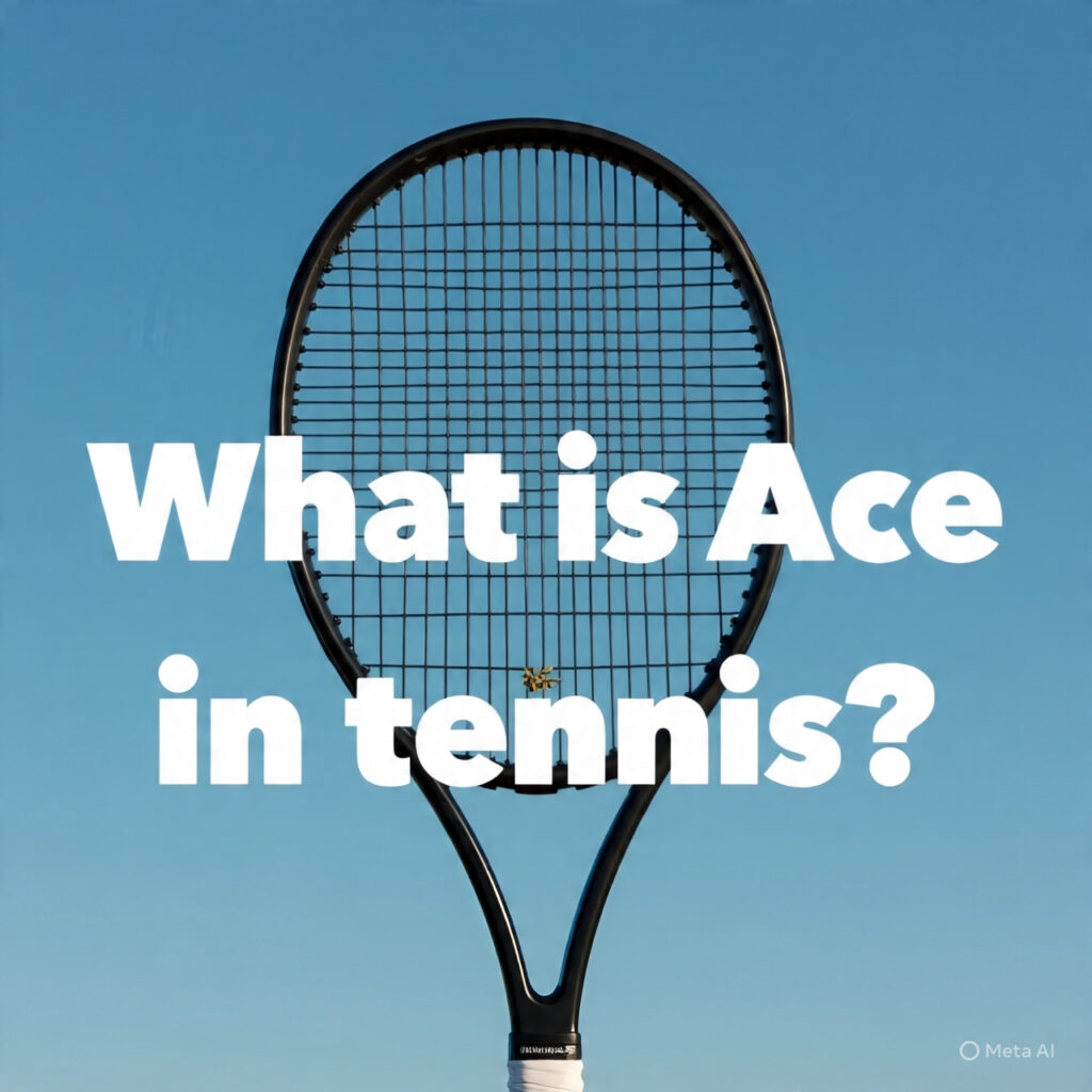 What is ace in tennis?