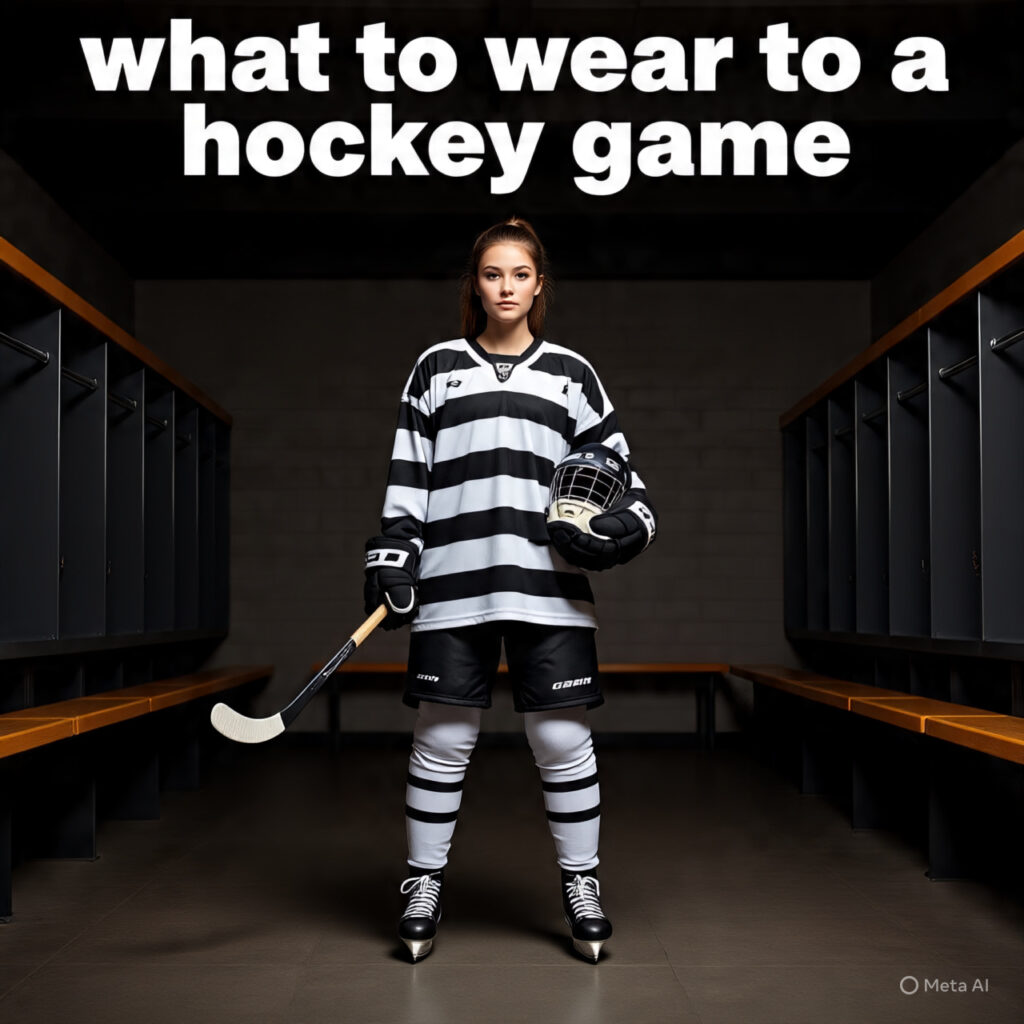 what to wear to a hockey game